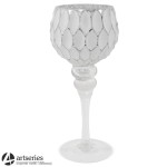 Srebrny, ozdobny świecznik 116432