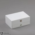 Biała szkatułka na biżuterię z lusterkiem 104810 | 3