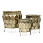 Komplet trzech osłonek na doniczki 114058