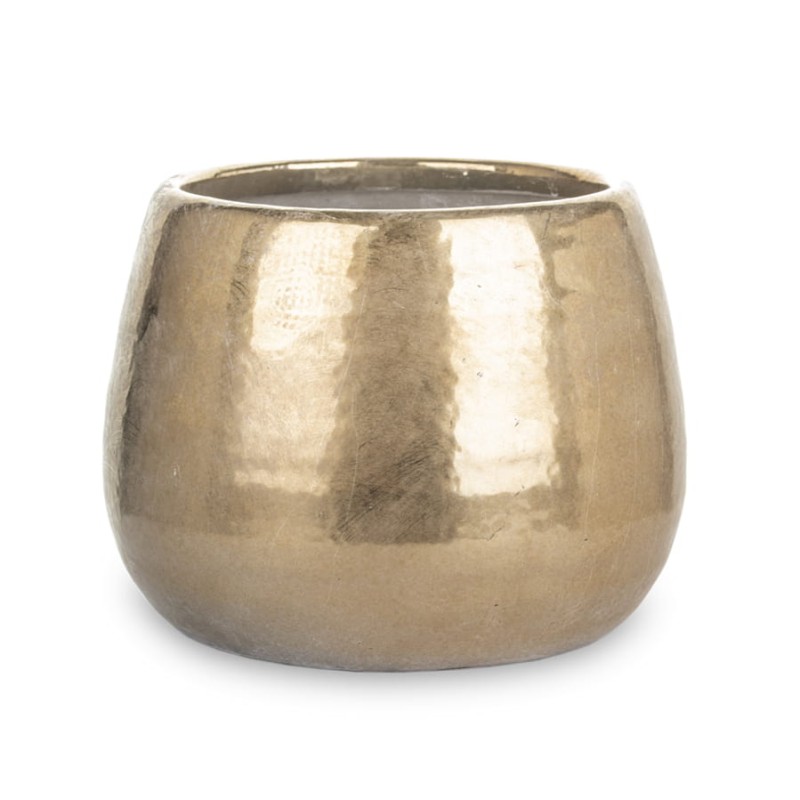 Piękna, złota osłonka na doniczkę 136164