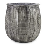 Osłonka metalowa na doniczkę wazon 142501