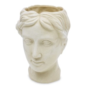 Osłonka na doniczkę w kształcie kobiecej głowy 127415