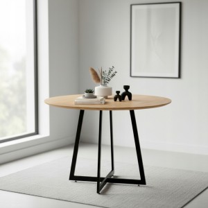 Stół Okrągły LOFT Nowoczesny Skandynawski AŻ 90cm Do Salonu Jadalni Kuchni