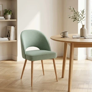 Fotel Tapicerowany Skandynawski Kubełkowy Krzesło Nowoczesne LOFT Do Salonu