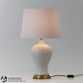 108031 | 2 - Lampa biała, ceramiczna 