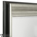 Lustro w srebrno-czarnej ramie 123012 | 3