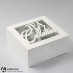 Biała, ozdobna herbaciarka 101454