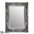 Stylizowane lustro srebrne 123007