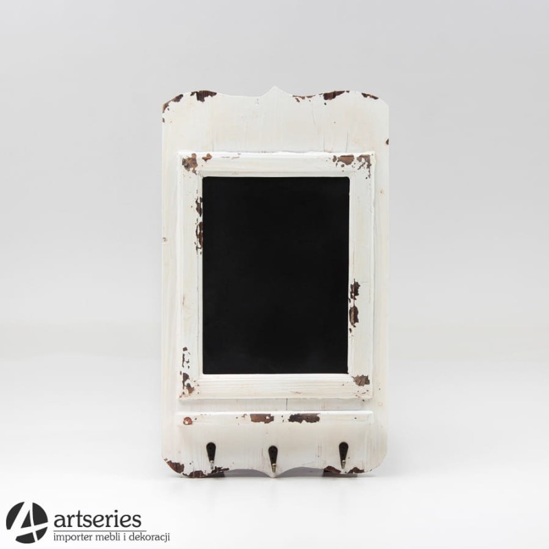 Biała tablica z haczykami 102231